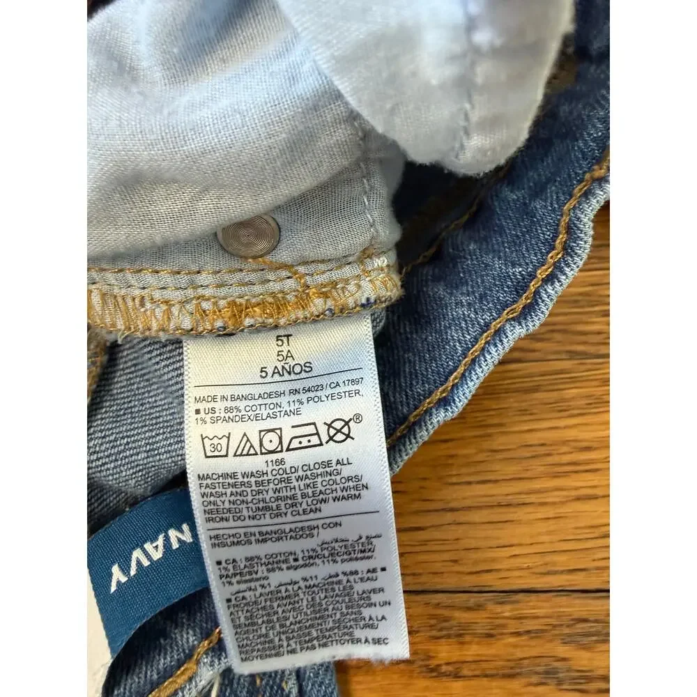 Old Navy Girls' Cargo Jeans Size 5